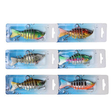 将图片加载到图库查看器,Fishing Lures with a Tackle Box, Lifelike Fishing Lures Bass Lures Set,