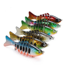 将图片加载到图库查看器,Fishing Lures with a Tackle Box, Lifelike Fishing Lures Bass Lures Set,