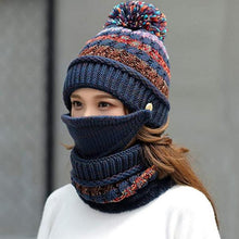 将图片加载到图库查看器,3PCS Womens Winter Scarf Set