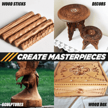 将图片加载到图库查看器，Wood Carving &amp; Engraving Drill Bit Set
