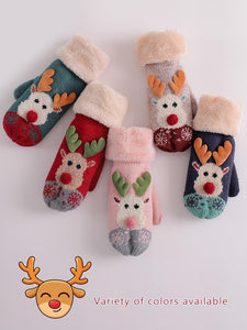 Christmas Warm Hanging Neck Gloves