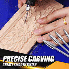 将图片加载到图库查看器，Wood Carving &amp; Engraving Drill Bit Set
