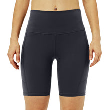 将图片加载到图库查看器，Women High Waist Out Pocket Yoga Short Running Athletic Yoga Shorts Pants Gym Leggings Leggings Sport Women Fitness c619
