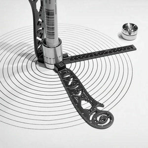 Multi Function Magnetic Hand Tools Portable Circles Drawing Rulers