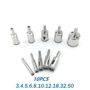 Glass Tile Marble Hole Drilling Bit Set