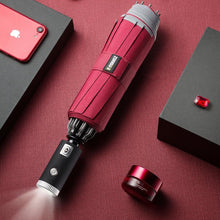 将图片加载到图库查看器，Windproof Reverse Folding Umbrella with LED, Auto Open/Close Design

