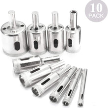 将图片加载到图库查看器，Glass Tile Marble Hole Drilling Bit Set
