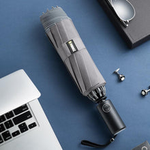 将图片加载到图库查看器，Windproof Reverse Folding Umbrella with LED, Auto Open/Close Design
