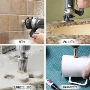 Glass Tile Marble Hole Drilling Bit Set