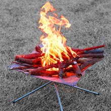 将图片加载到图库查看器，Folding Campfire Stand
