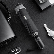 将图片加载到图库查看器，Windproof Reverse Folding Umbrella with LED, Auto Open/Close Design
