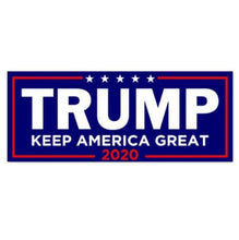 将图片加载到图库查看器，TRUMP KEEP AMERICA GREAT 2020 BLUE BUMPER STICKER
