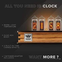 将图片加载到图库查看器，Vintage Nixie Tube Clock
