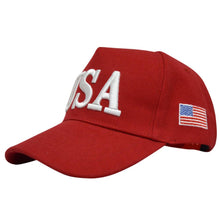 将图片加载到图库查看器，USA Flag Caps Men Women Baseball Cap
