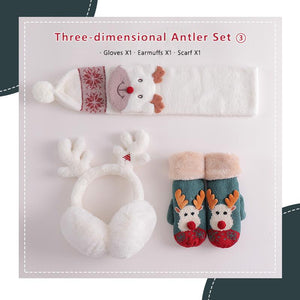 Christmas Warm Hanging Neck Gloves