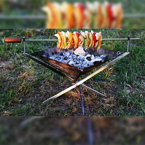 Folding Campfire Stand