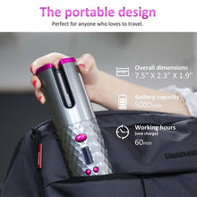 将图片加载到图库查看器，Auto Rotating Cordless Ceramic Hair Curler
